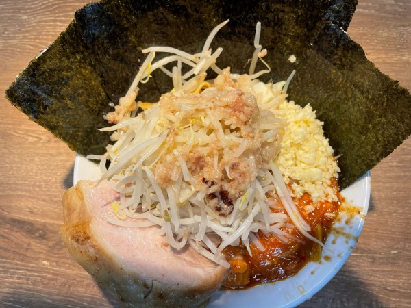 「チゲレバ⭐︎ロック 汁無しミニ ¥1,100」@麺屋 浜一の写真