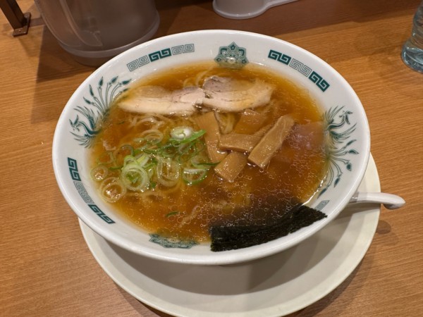 「中華そば（並盛・140g）390円」@日高屋 イーサイト高崎店の写真