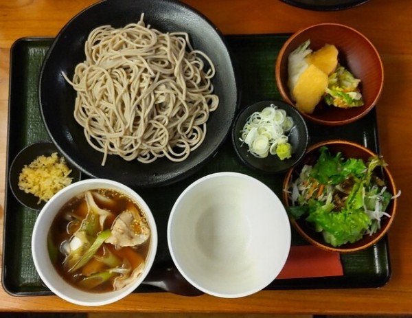 「もりそば並 800円×2」@石臼十割そば森久の写真