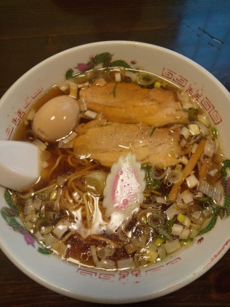 「中華そば（味玉付き）」@中華そば 正田食堂の写真