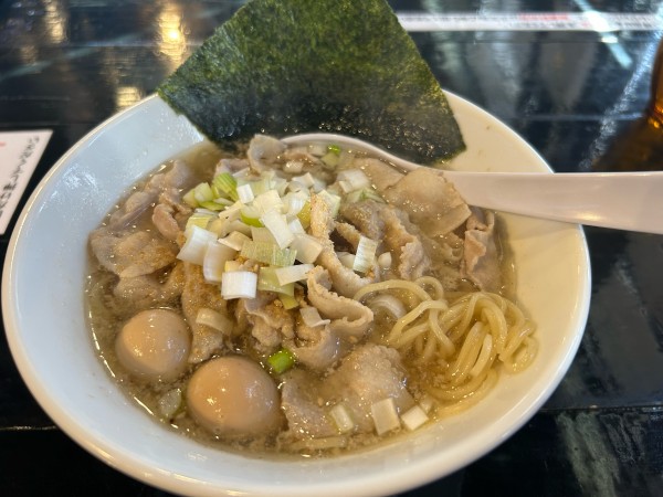 「肉そば塩750円」@東京とんこつ。の写真