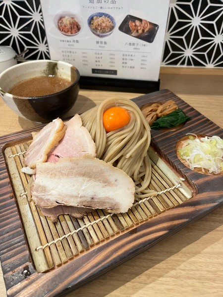 「特製生醤油つけそば」@麺屋 八徳の写真