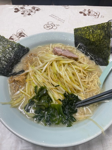 「ネギラーメン　中」@ラーメンショップ幸手 金田亭の写真