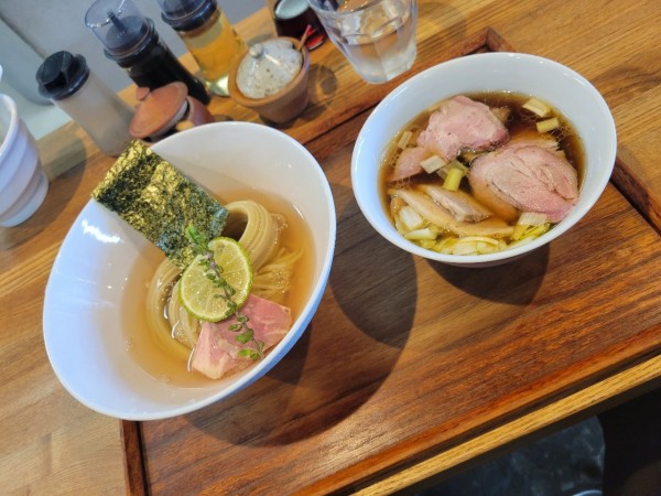 「昆布水つけめん 醤油(並)」@YOKOKURA STOREHOUSEの写真