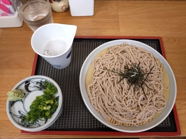 「ざるそば600円」@志乃家の写真