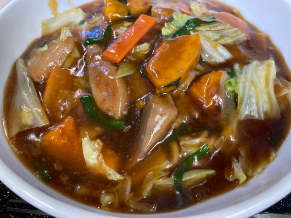 「スタミナ冷やし（大盛り）」@スタミナラーメン 昭和軒 33通り店の写真