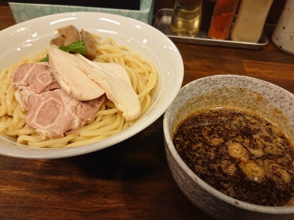 「濃厚つけ麺(大盛)」@濃厚つけ麺 茜堂の写真