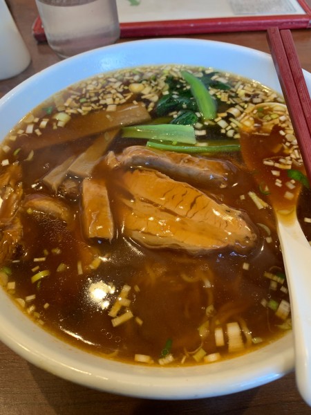 「豚バラ角煮麺」@華正樓の写真