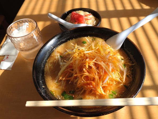 「ねぎみそ　ミニチャーハン」@くるまやラーメン 館山北条店の写真