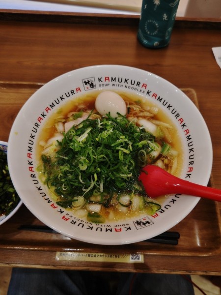 「煮玉子ネギラーメン(920+0円)」@どうとんぼり神座 ららぽーと立川立飛店の写真