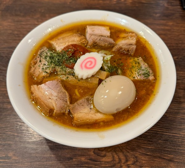 「【限定】山形辛味噌チャーシュー増し」@麺屋 真心の写真