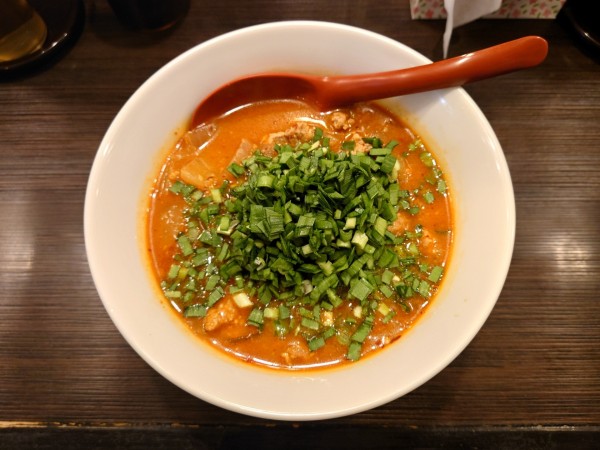 「勝浦式坦々麺2辛¥850+少ﾗｲｽ¥100」@麺処 じもん 駒込店の写真