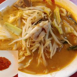 辛味噌野菜ラーメン　大辛980円