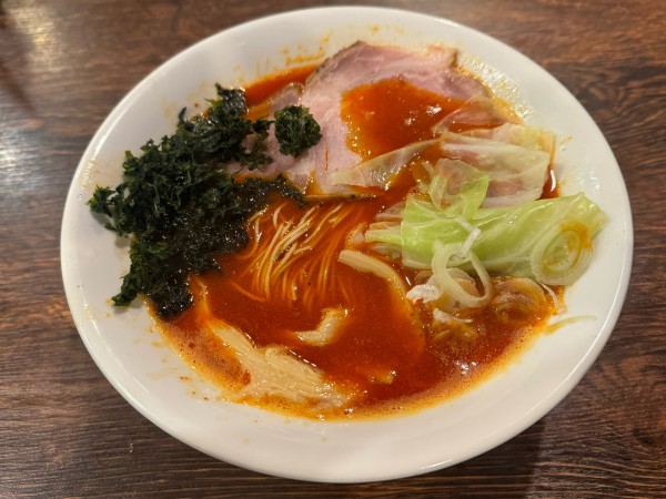 「赤辛ラーメン【5辛】」@麺屋 真心の写真