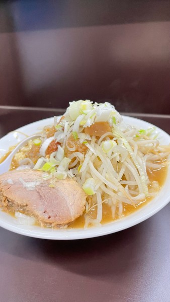 「ラーメン(ニンニク・アブラ・ネギ)」@ラーメン一心の写真