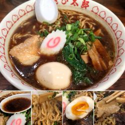 味玉浅草ブラックラーメン　950円