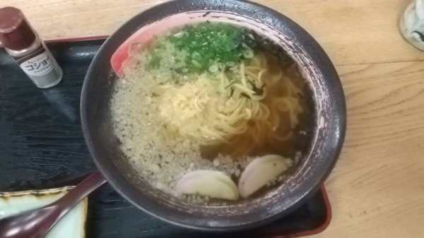 「素ラーメン700円」@吾妻そばの写真