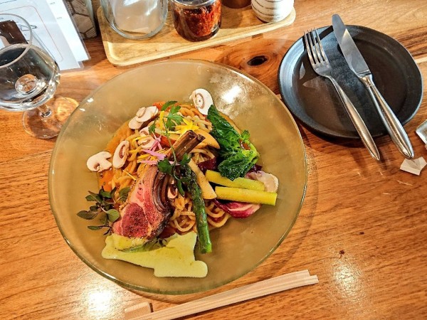 「キャレドアニョ・ア・ラ・ディジョネーズまぜそば」@海老丸らーめんの写真