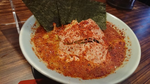 「赤ラーメン（濃いめ）」@山下醤造の写真