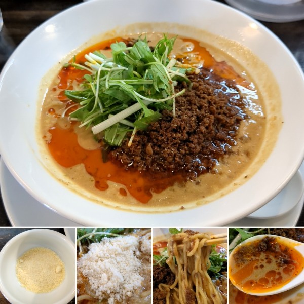 「味噌担々麺(冬季限定)＋粉チーズ＝1170円」@四川担担麺 阿吽 浅草店の写真