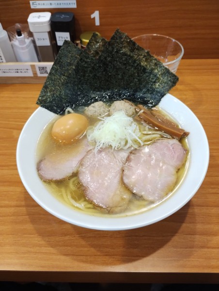 「全部のせ塩らーめん+麺大盛　1530円」@しののめヌードルの写真