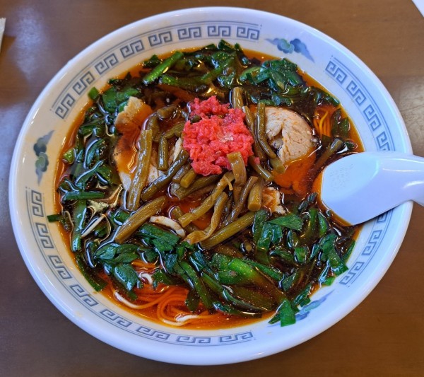 「満ニララーメン醤油辛増し800円」@さかえや本店の写真