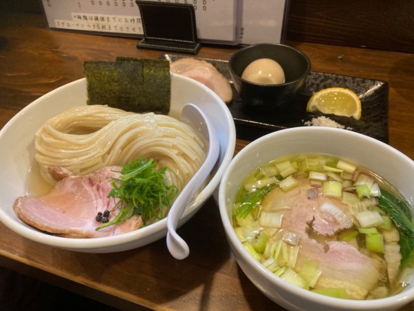 「特製塩つけ麺」@だれやめやの写真