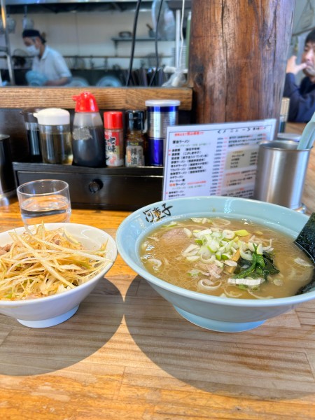 「醤油ラーメンランチセットB 1050円」@ラーメンハウス 河童子 下平間の写真