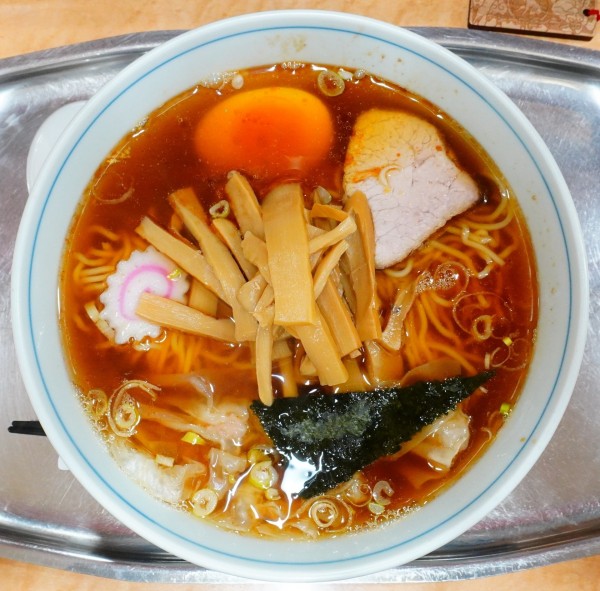 「メンマ入りそば（玉1個）」@一ノ割大勝軒の写真