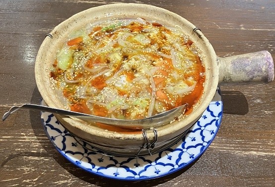 「酸辣湯麺(大盛)」@千客万来白馬の写真