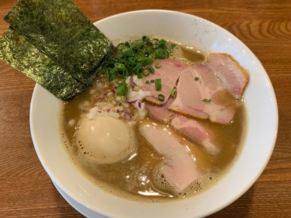 「特製白湯煮干しそば」@麺屋 藤むらの写真