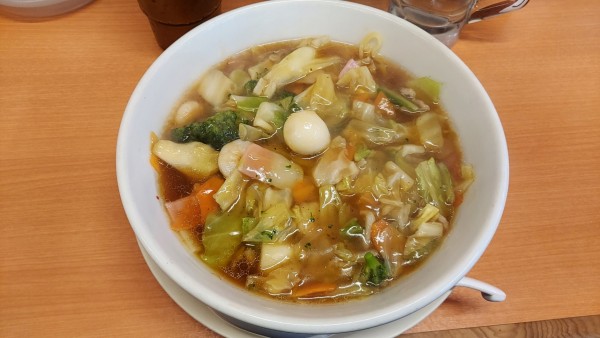 「五目あんかけラーメン 670円」@日高屋 竹ノ塚西口店の写真