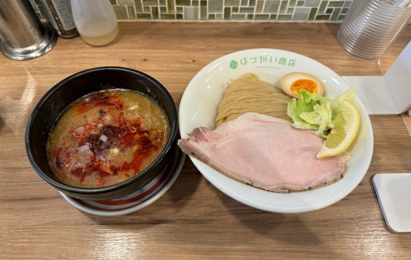 「【限定】濃厚海老つけ麺」@はつがい商店の写真