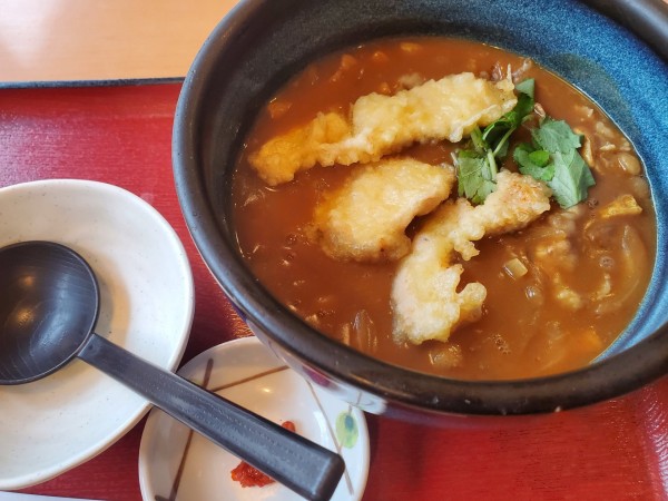 「とり天カレーうどん・中辛」@笹味楽 新金岡店の写真