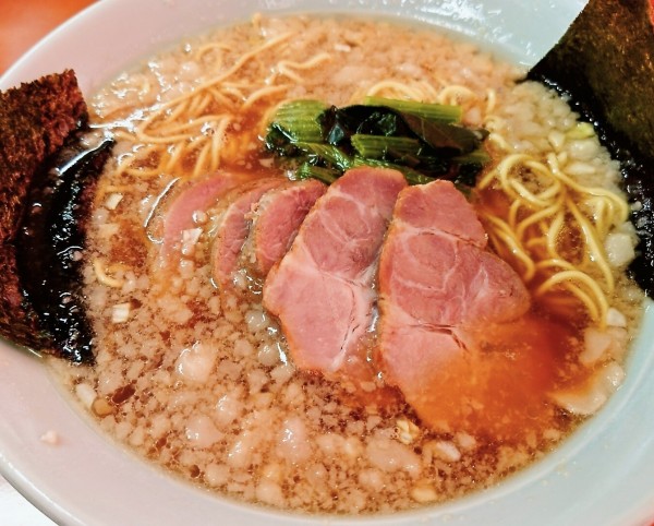 「３枚チャーシューメン＋中盛」@ラーメンショップ 厚木店の写真