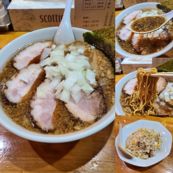 「こってりラーメン+チャーシュー+半チャーハン」@ラーメンラブルの写真