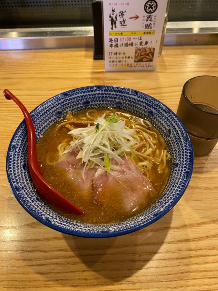 「焼きあごラーメン(醤油)780円」@焼きあごラーメン 侍道の写真