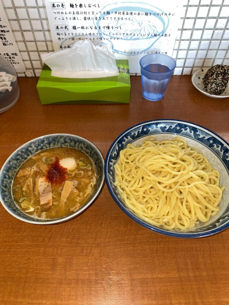 「つけめん2玉味付玉子¥1,280円」@中華そば 中村屋の写真
