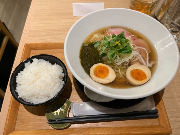 「すっぽんラーメン（白）」@和バル 白金魚の写真