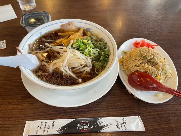「たかばしラーメン並」@たかばしラーメン 京都東インター店の写真