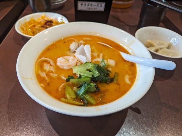 「海鮮刀削麺」@陳家私菜 新宿店の写真
