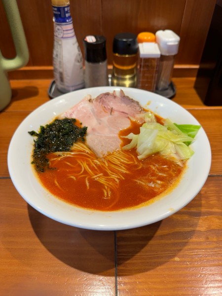 「赤辛ラーメン【10辛】」@麺屋 真心の写真
