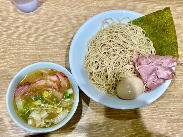 「特製カキ塩つけソバ」@一番だしラーメン しんせんの写真