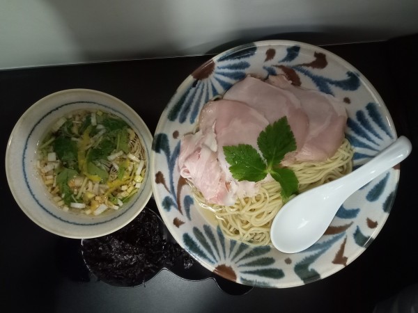 「アゴだしつけめん」@自家製麺SHINの写真