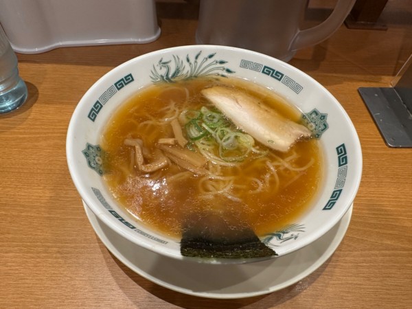 「中華そば（並盛・140g）390円」@日高屋 イーサイト高崎店の写真