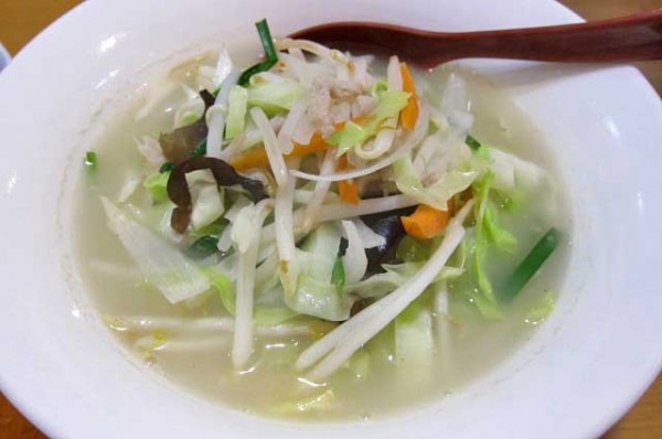 「野菜湯麵　750円」@北京福屋の写真