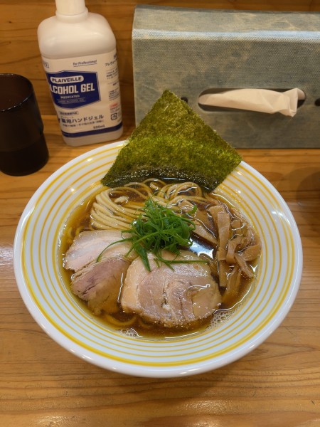 「魚介しょうゆSOBA（1000円）」@麺屋 Smileの写真
