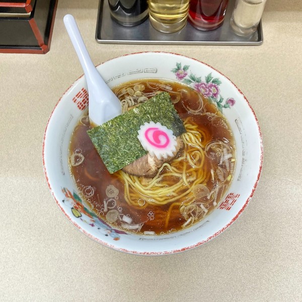 「ラーメン＋半チャーハン」@手もみラーメン 福すいの写真