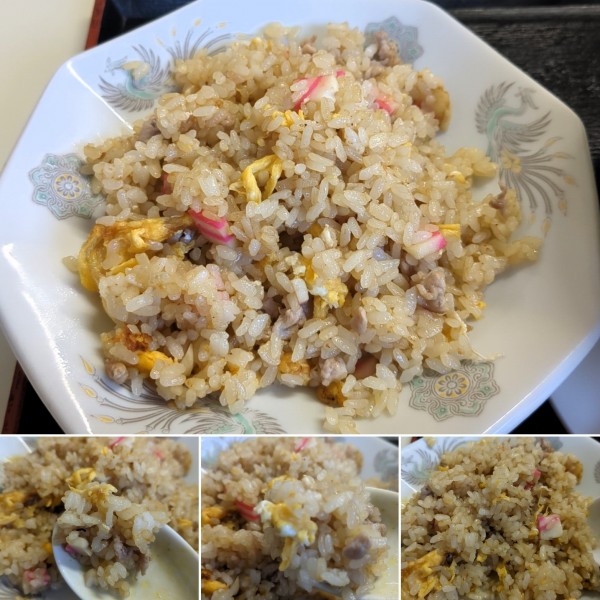 「半チャーハン　550円」@復興軒の写真