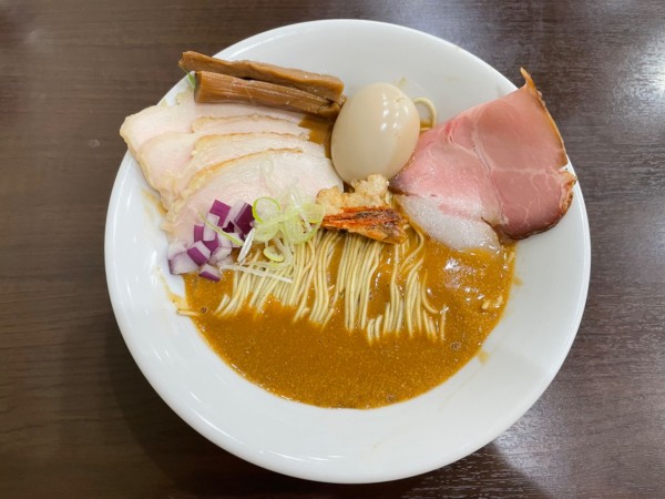「限定 海老味噌ラーメン」@らーめん つけ麺 けのひの写真
